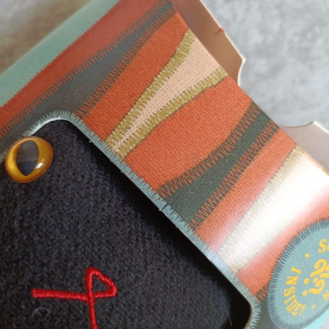 アメリカ製　ヴィンテージ　ぬいぐるみ　かわいい　黒色　チェック　うさぎ　レトロ