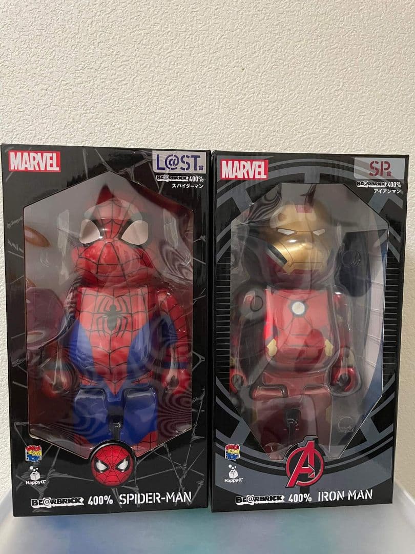 ハッピーくじ BE@RBRICK SP賞 ラスト賞 マーベル ベアブリック