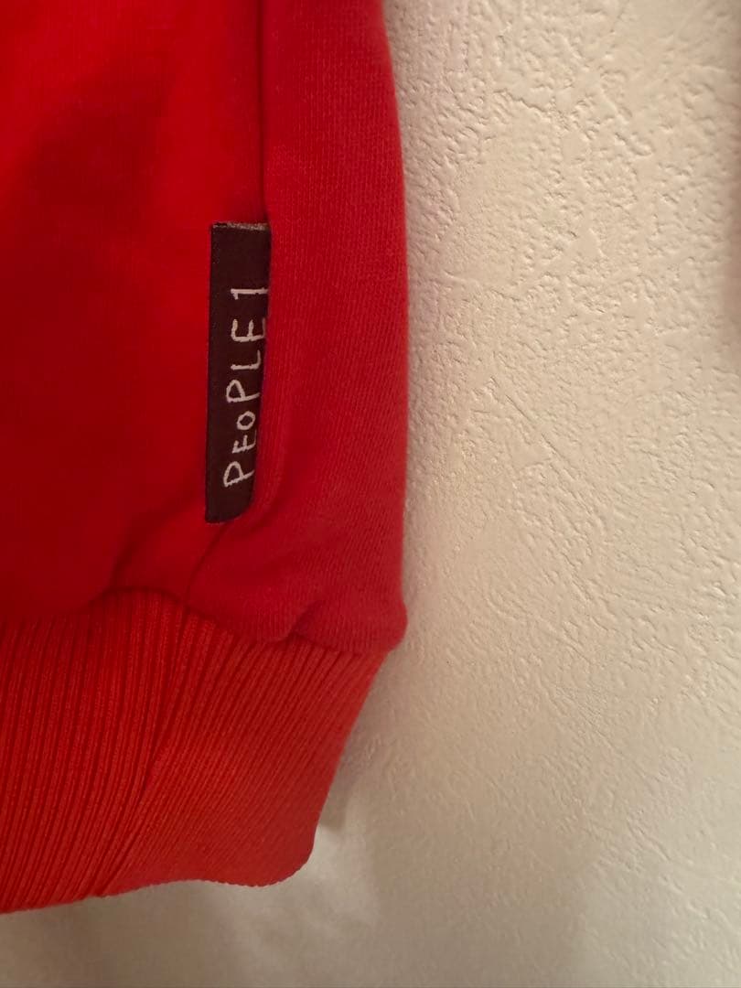 Lサイズ PEOPLE 1 SWEAT TOPS RED