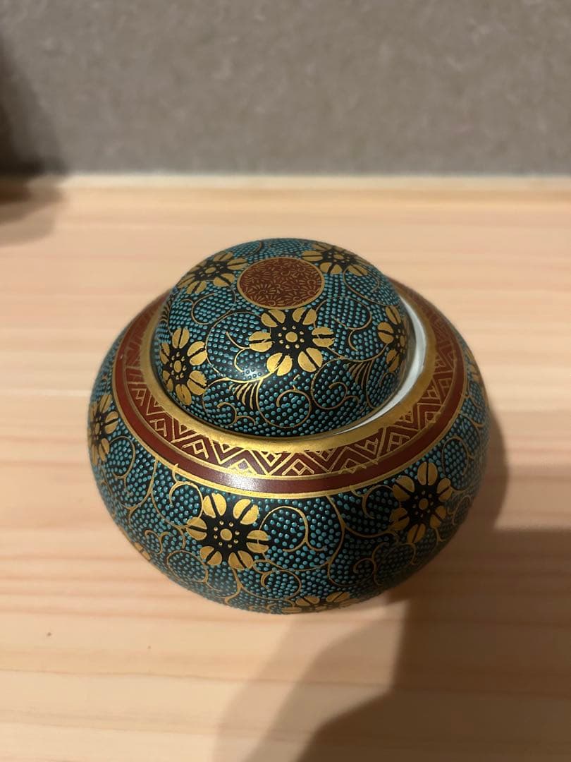 九谷焼　香炉　香合