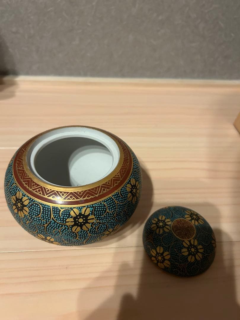 九谷焼　香炉　香合