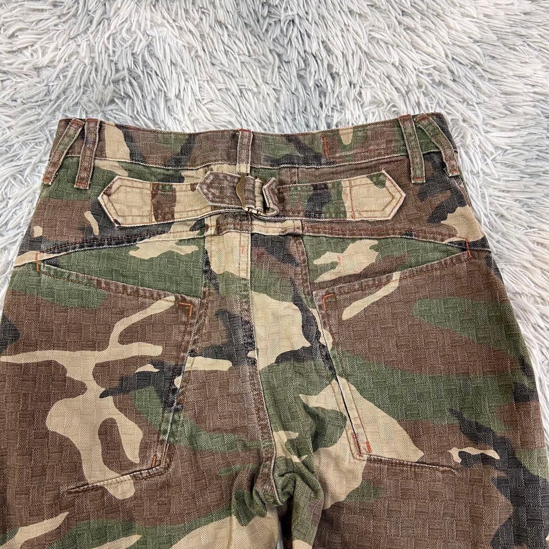 m6439【マリテフランソワジルボー】アーカイブ ミリタリーパンツ レースアップ