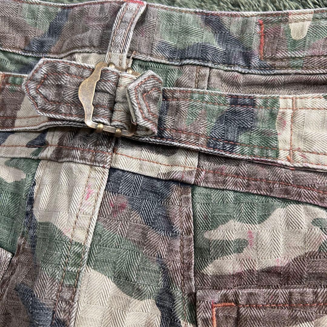 m6439【マリテフランソワジルボー】アーカイブ ミリタリーパンツ レースアップ