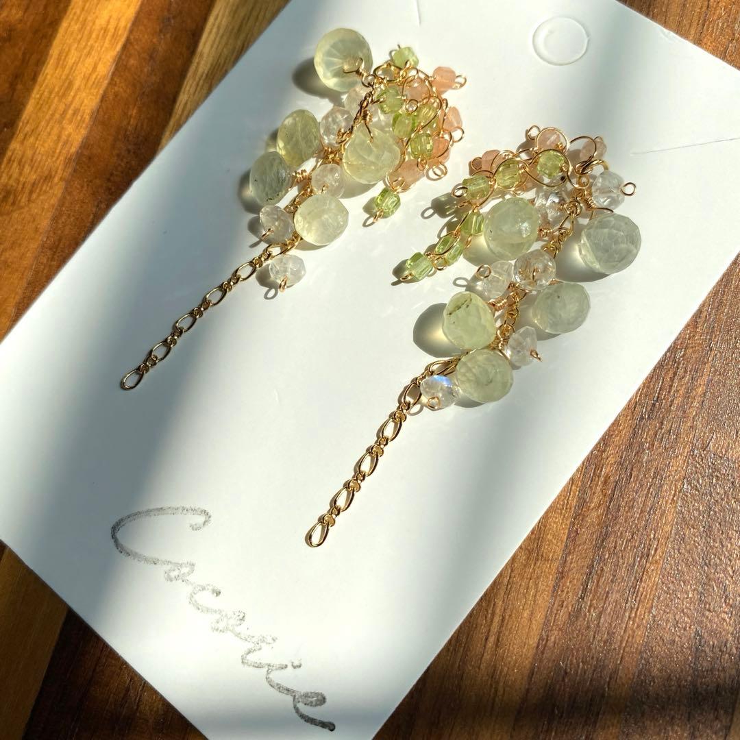 ペリオット様♡天然石チャーム