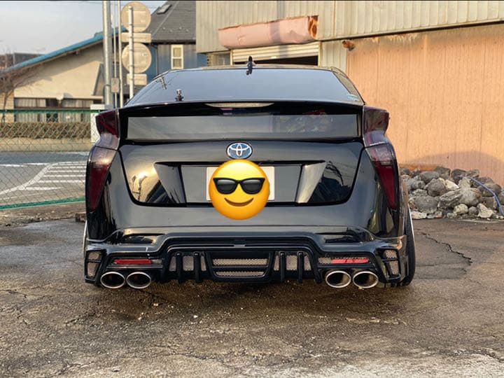 50プリウス　Rowen ハーフエアロ