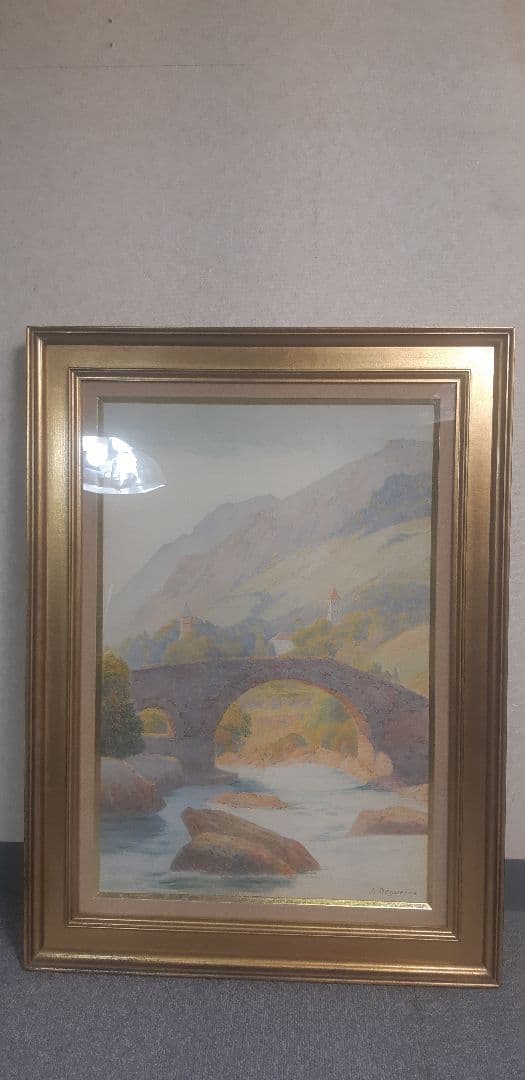 印象派 レオ·デグクレーナ 風景画 (1870-1941) アンティーク