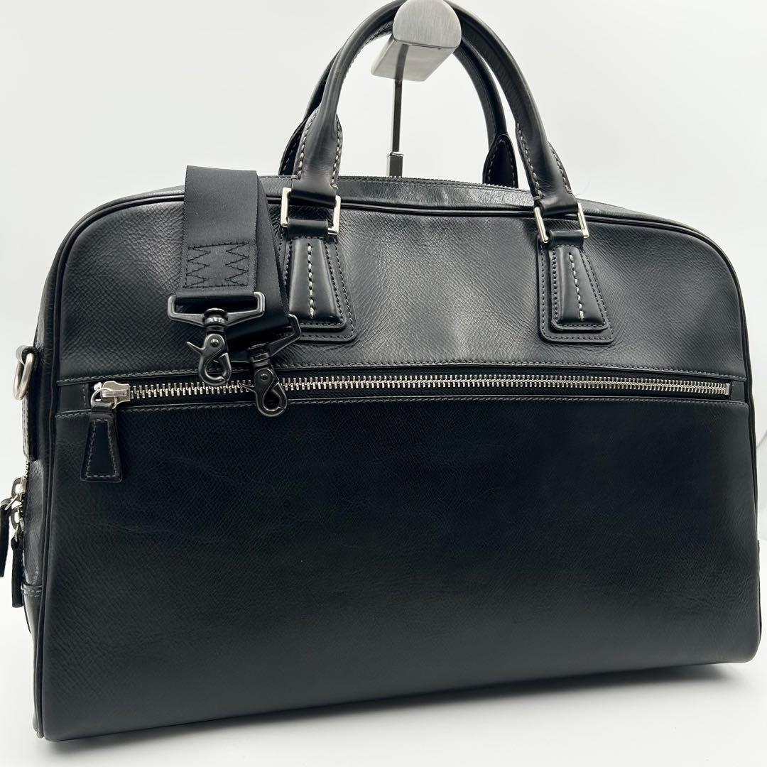 美品✨ ソメスサドル イノベーション ビジネスバッグ 2way レザー ブラック