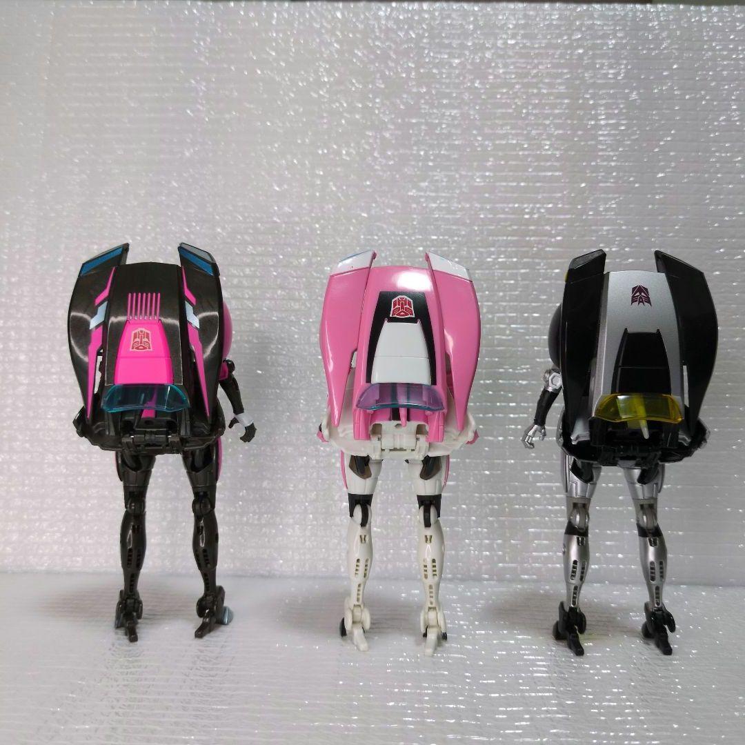 女性型トランスフォーマー3点