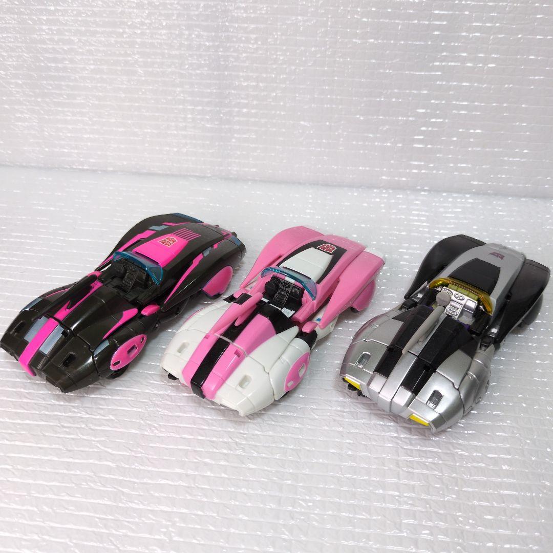女性型トランスフォーマー3点