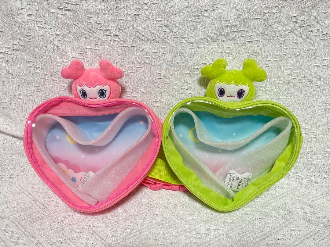 TWICE LOVELYS ぬいぐるみパペット7点&ぴょこきゅんボディバッグ2点