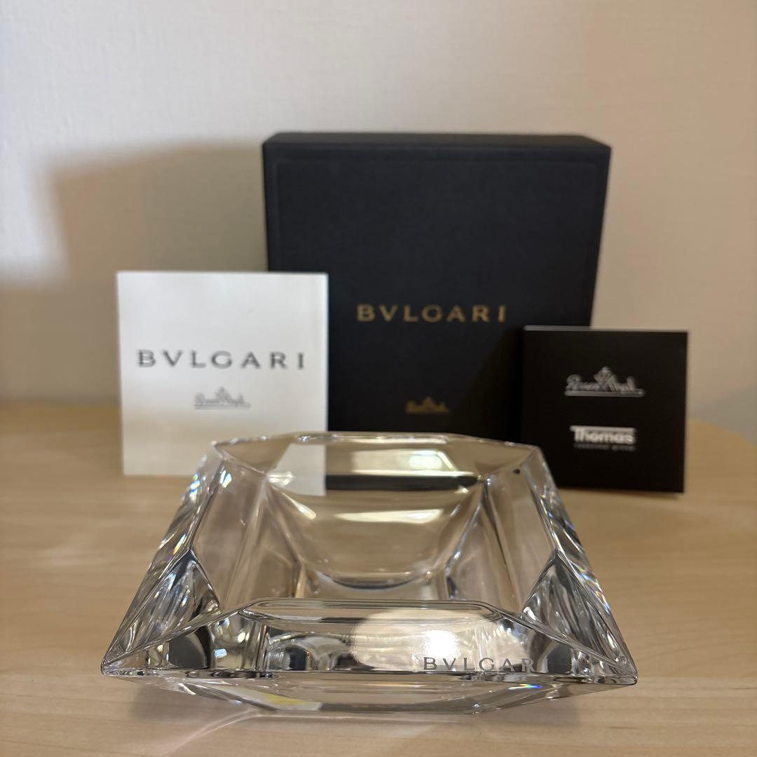 BVLGARI x Rosenthal クリスタルガラス灰皿 エキセントリカ