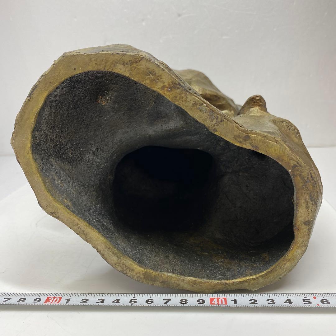 関口充　ブロンズ　白衣観音像　6113g トコエ　東さ7-0621①