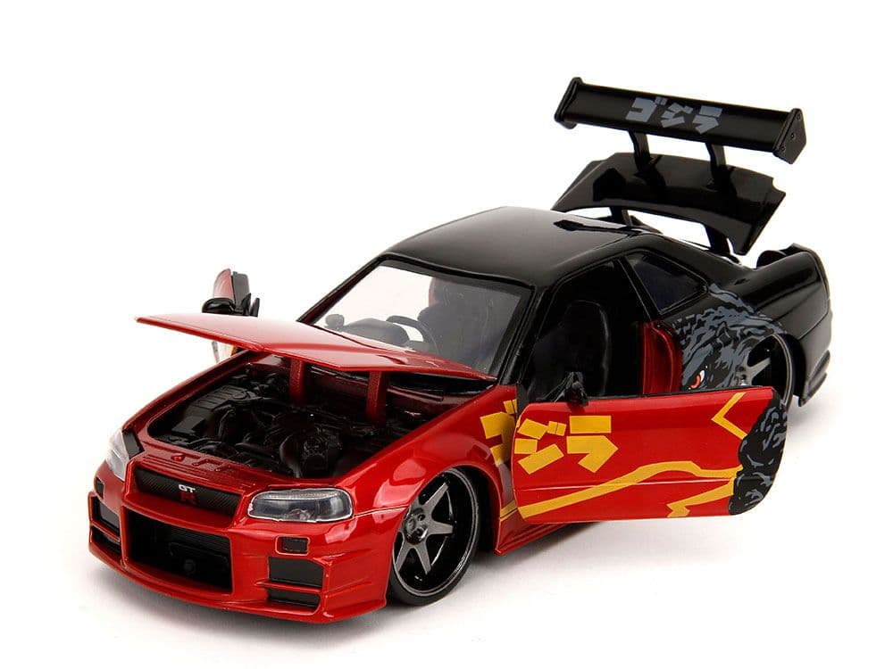JADA ゴジラ 2002 Nissan Skyline GT-R (R34)
