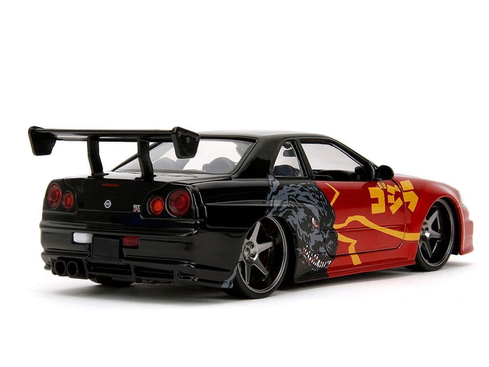 JADA ゴジラ 2002 Nissan Skyline GT-R (R34)