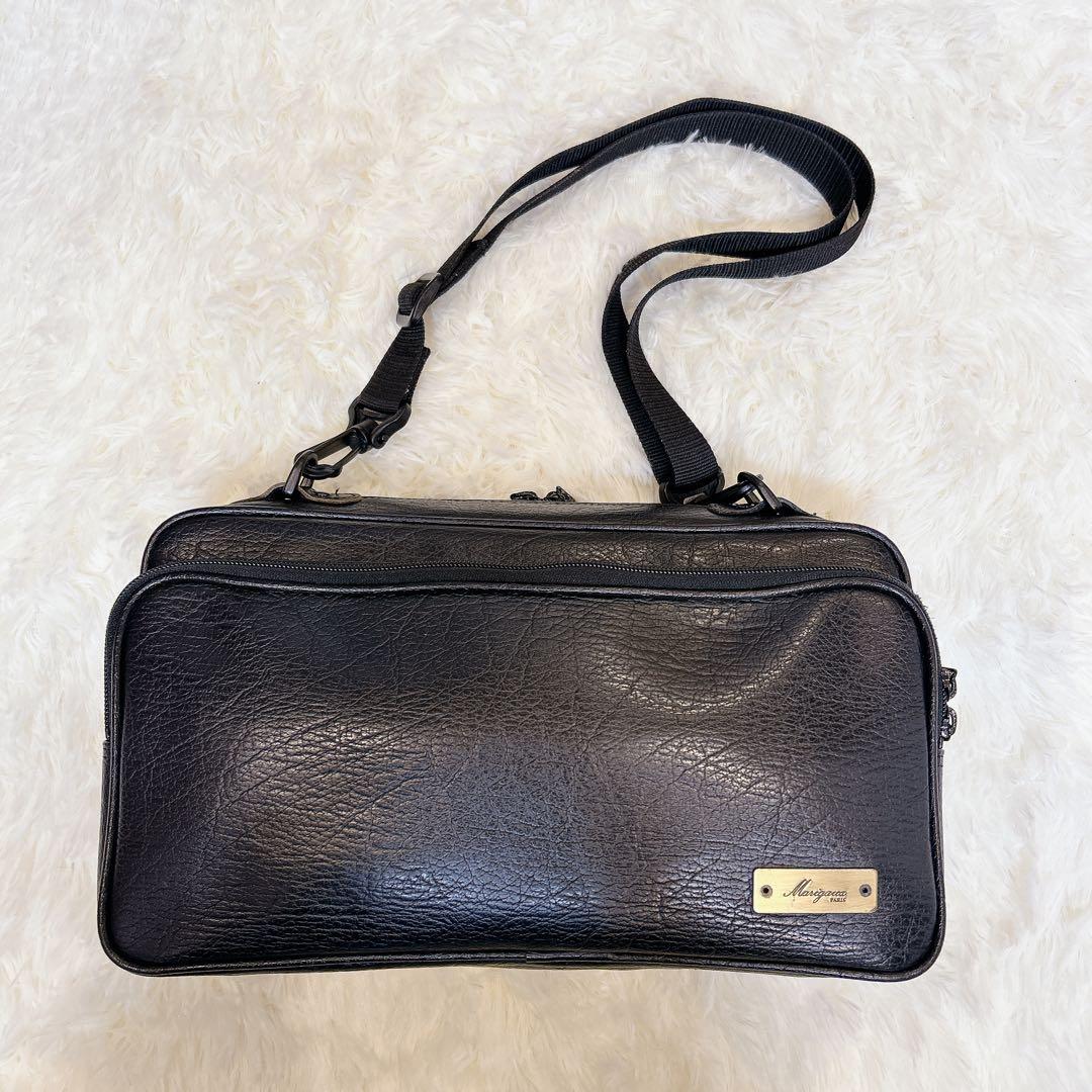 MARIGOUX マリゴ　オーボエ ケースカバー ショルダーバック レザー 黒
