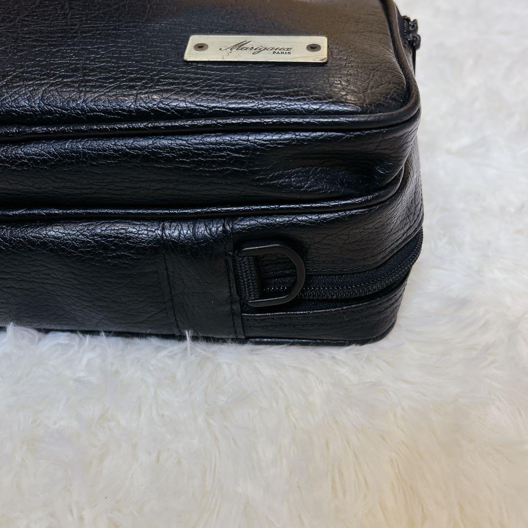 MARIGOUX マリゴ　オーボエ ケースカバー ショルダーバック レザー 黒