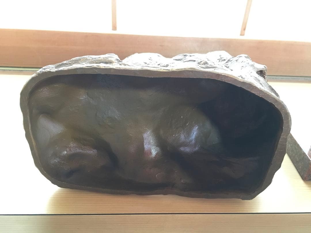 中村晋也 ブロンズ像⚫︎西郷どんのツン⚫︎箱付⚫︎置物