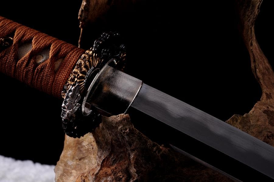 菊一三枚合侍刀 日本刀 模造刀 居合刀 武士道 武蔵 鑑賞用 手鍛造打