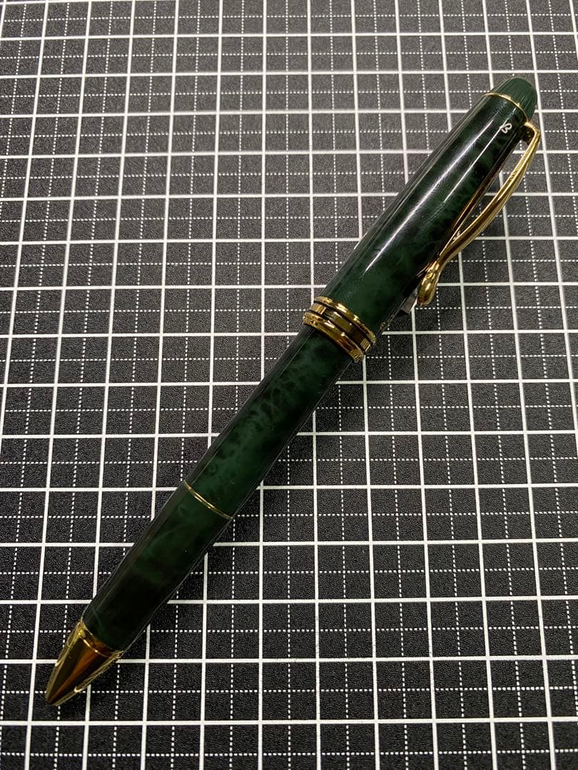 PILOT EXECT 2+1 Green-marble 多機能ペン