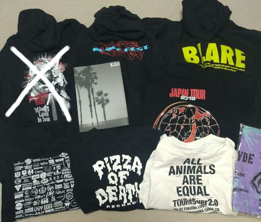 BLARE ブレアフェス coldrain パーカー Tシャツ コーチジャケット