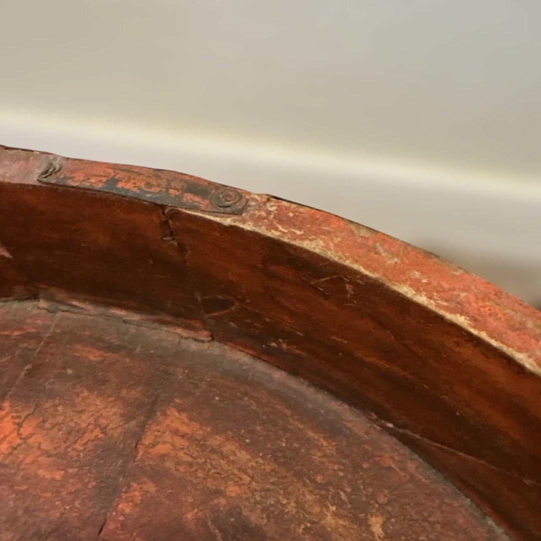 アンティーク＆ヴィンテージ　丸型座卓　サイドテーブル　カントーク