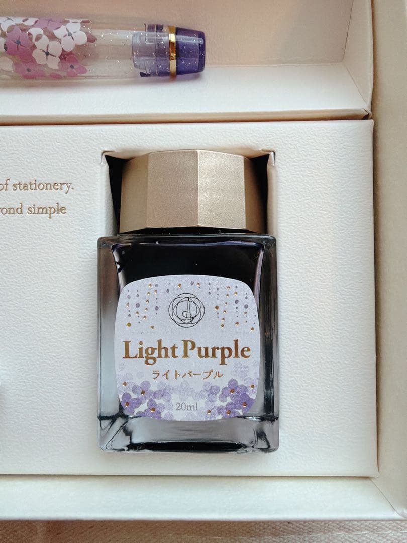 お値下げ不可 セーラー万年筆 アンコーラ 紫陽花 クリアM