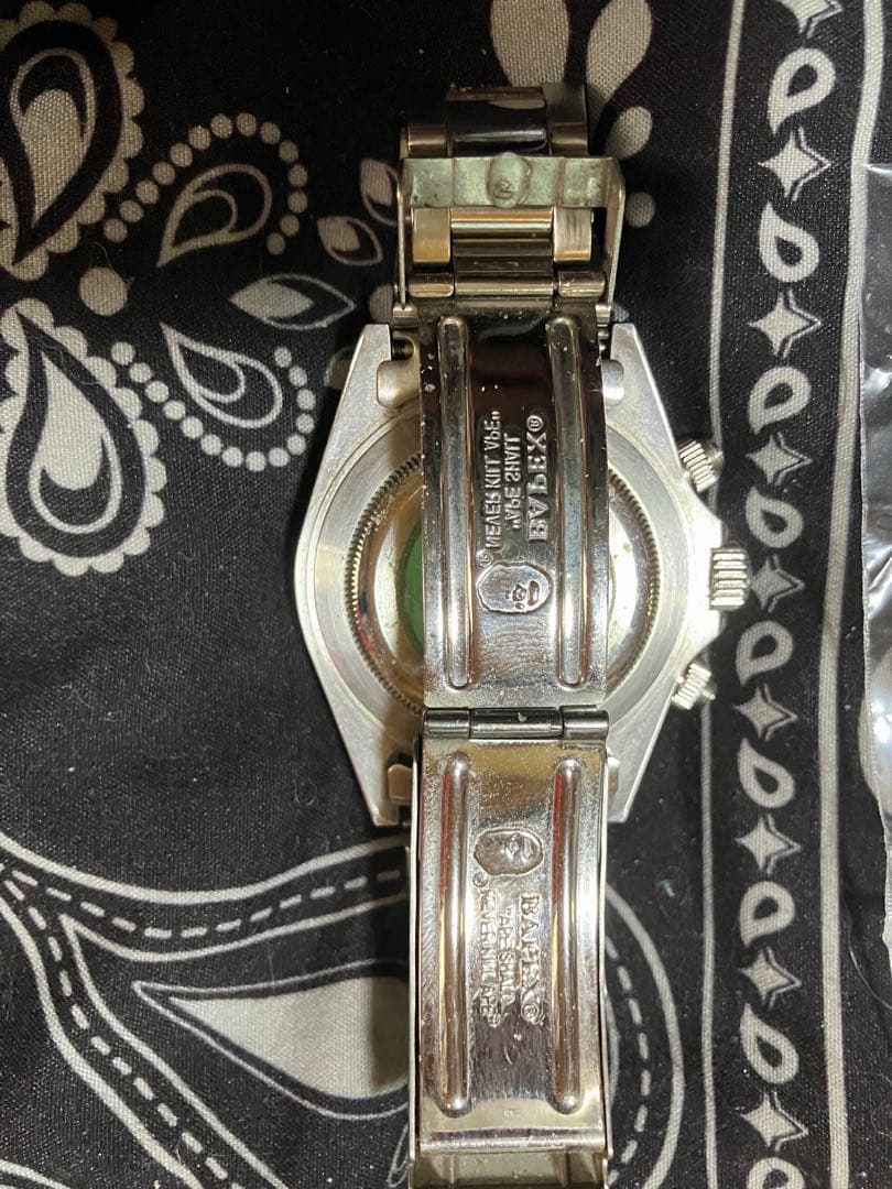 BAPE BAPEX クロノグラフ 腕時計 即購入前にコメントお願い致します。