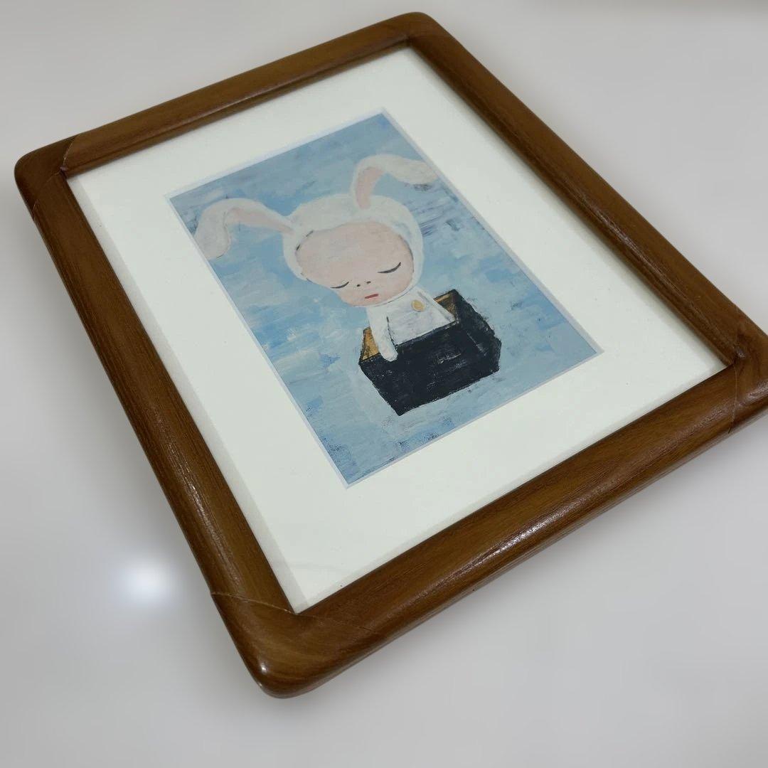 額装　奈良美智　ポスター　Little Bunny in the Box