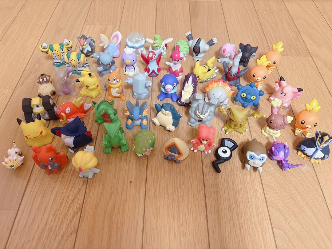【希少 激レア】ポケモン ポケモンキッズ 指人形 クリア フィギュア200体以上