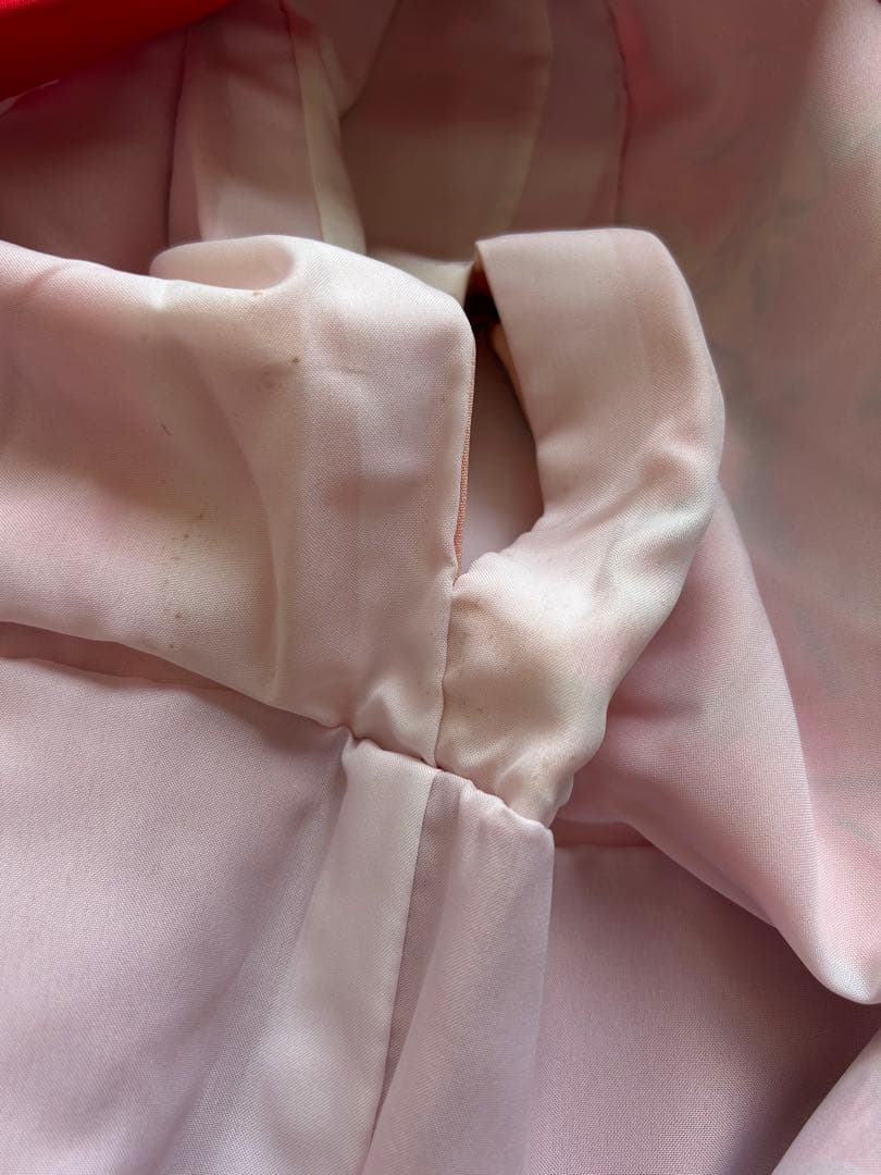 七五三 3歳 着物 絹 被布 絞り柄 三歳 赤 草履 753 巾着