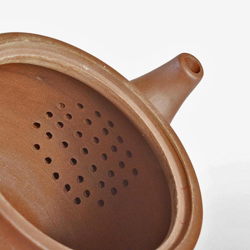 中国　紫砂　朱泥　急須　茶壷　在銘　C　R6195