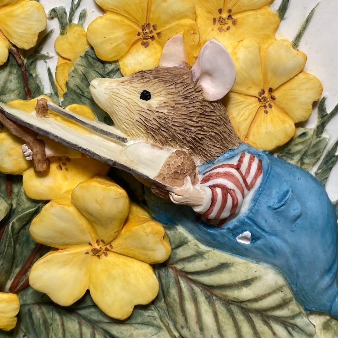 ブランブリーヘッジ スプリング オーバル 壁掛けプレート レア