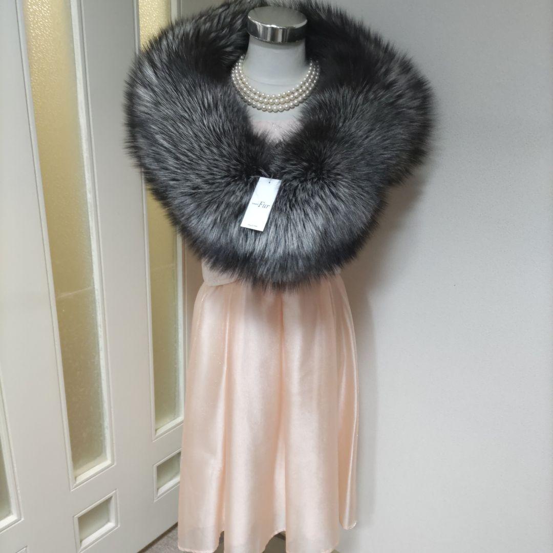 サガフォックス　SAGA FOX　新品タグつき　シルバーFOX　成人式ショール