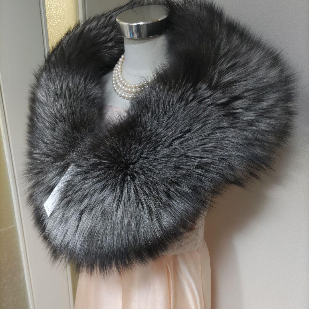 サガフォックス　SAGA FOX　新品タグつき　シルバーFOX　成人式ショール