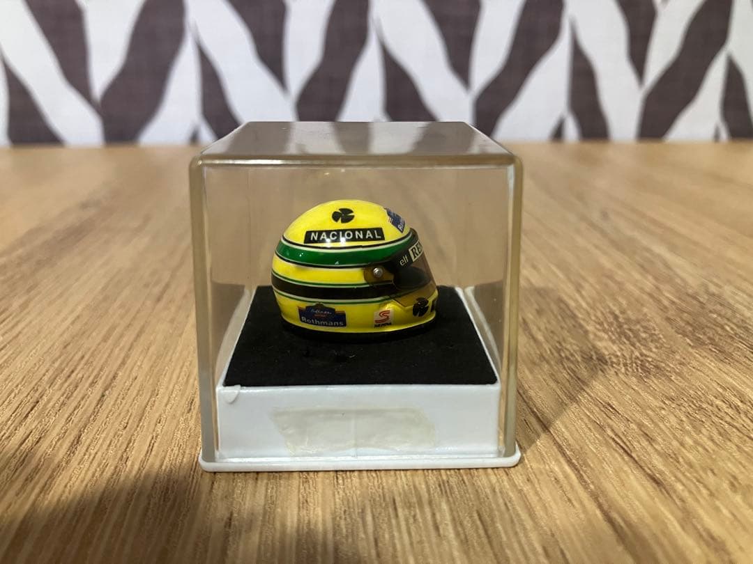 セナ　94年　ミニヘルメット　J.F.CREATIONS 1/12 ロスマンズ