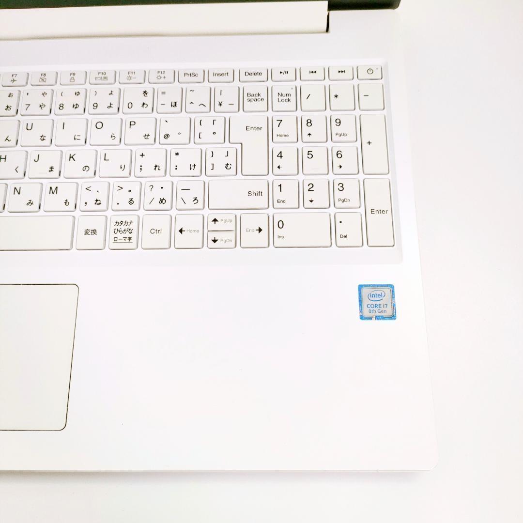 Windwos11✨️NEC/第8世代i7/SSD/カメラ付き白ノートパソコン