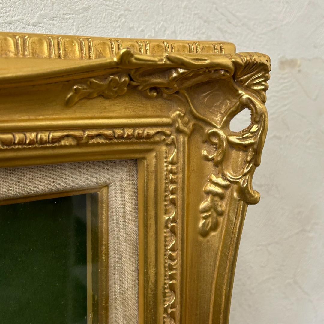 新品　未使用　額縁　F8　油絵額縁／油彩額縁 ゴールドアクリル