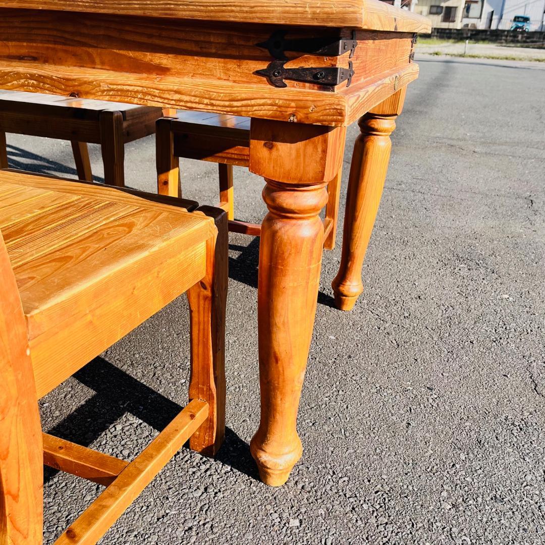 マドリッドコレクション ダイニングセット 4人用 5点セットカントリー家具