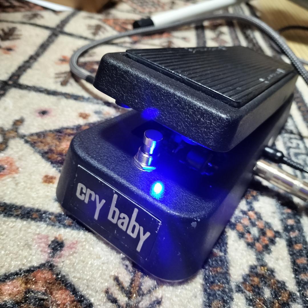 CRY BABY GCB-95トゥルーバイパス化 Blue LEDモディファイ