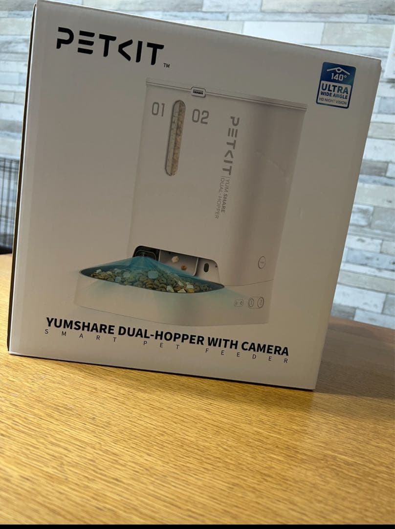 未使用品　 PETKIT ペット　カメラ付き　給餌器　（アプリ連携可能）