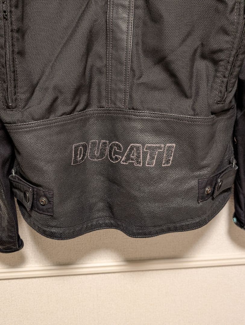 DUCATI ライダースジャケット L ロゴ プロテクター メッシュ ツーリング