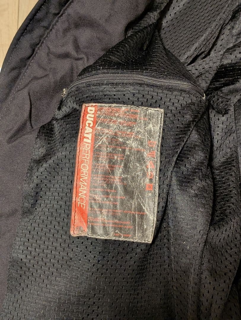 DUCATI ライダースジャケット L ロゴ プロテクター メッシュ ツーリング