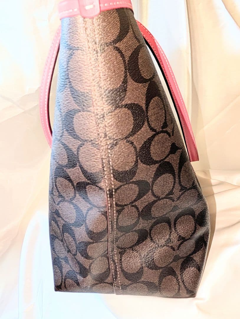 週末限定価格【美品】COACH トートバッグ シグネチャーキャンパス