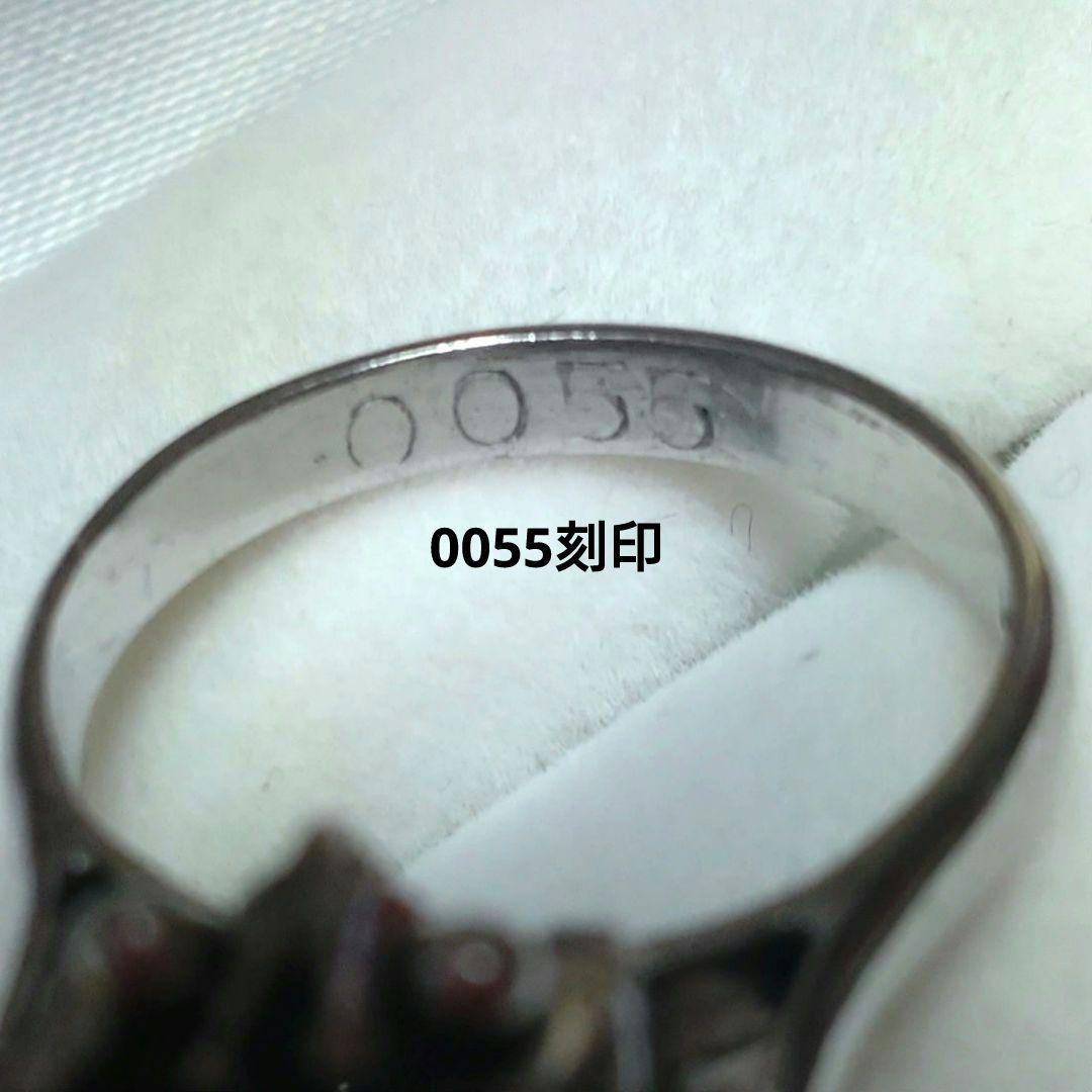 天然サファイア リング 14号 18K シルバーカラー ファッションリング