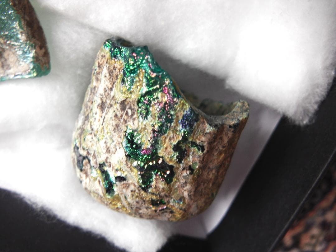 ローマングラス 破片 5点セット 銀化 アンティーク 古代ローマ