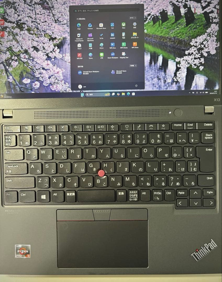 美品⭐️Ryzen5PRO搭載✳︎ThinkPad X13Gen2✨バッテリー99%