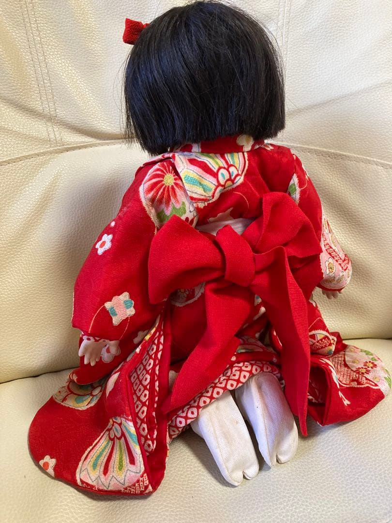 自由人形　市松人形38センチ