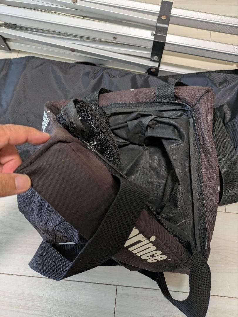 prince テニスボールカゴ 折りたたみ式