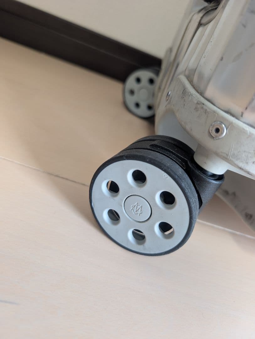 【良品】RIMOWA TOPAS シリーズ 104L 青ロゴ ホイール新品 4輪