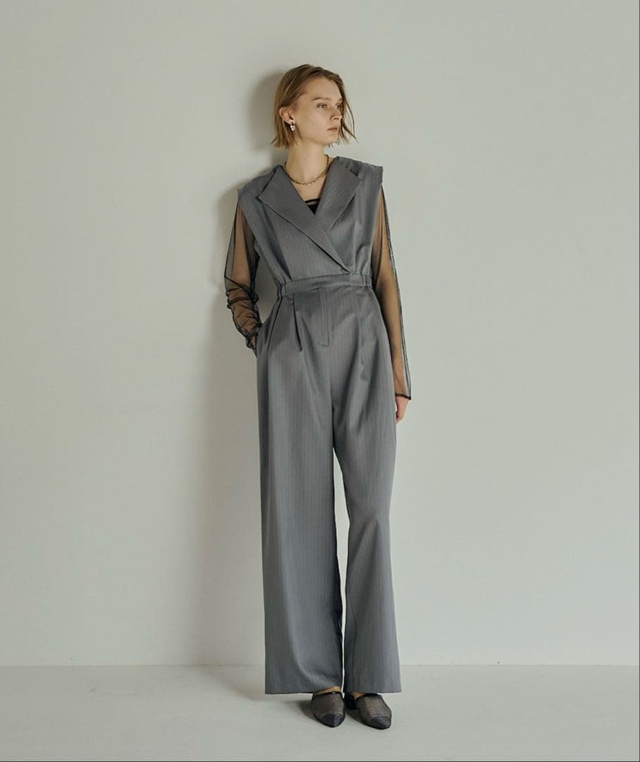 スーツ・フォーマル・ドレス et.UNiVER Standout collar all-in-pants